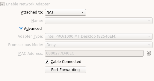 NAT port forwarding